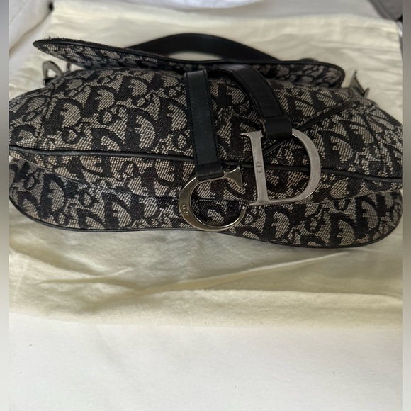 Dior Saddle bag, black Interior with Logo Charm - Picture 10 of 12